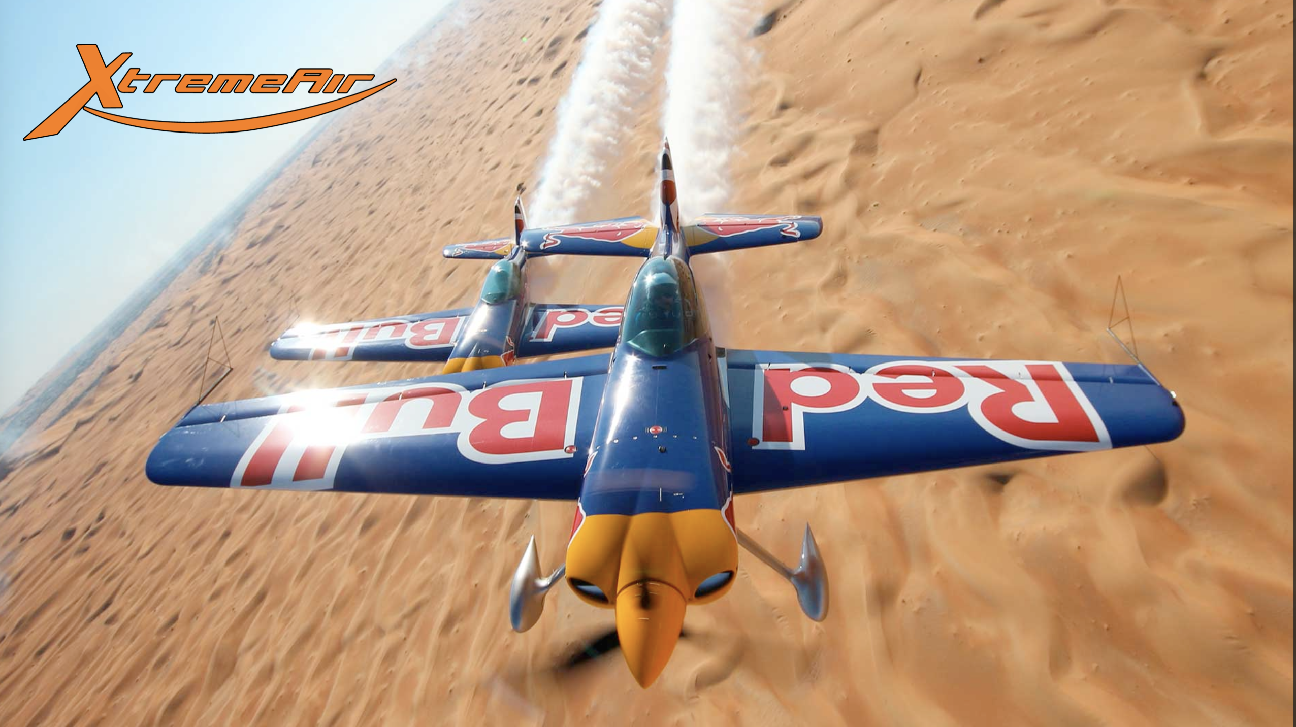 XtremeAir aerobatic aircraft in Red Bull livery