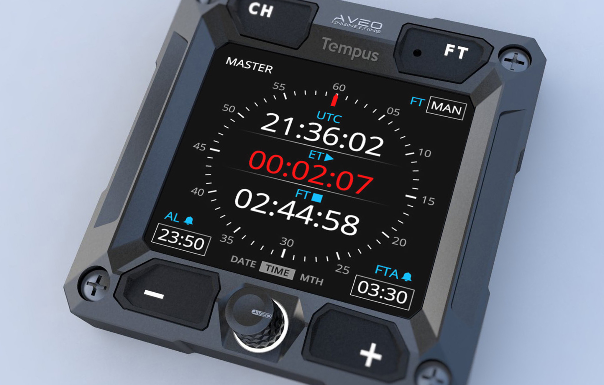 Aveo rugged hand controller with backlit controls