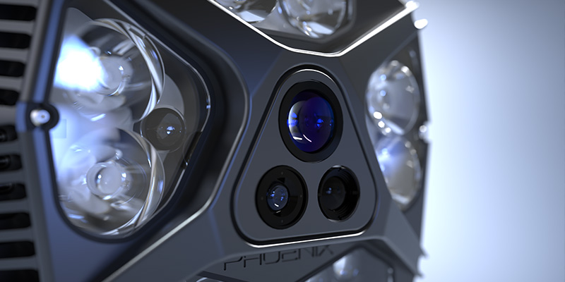 Aveo5D multi-spectral camera cluster in a Phoenix pod