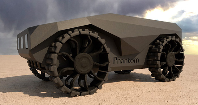 Aveo Iguana land and amphibious UGV