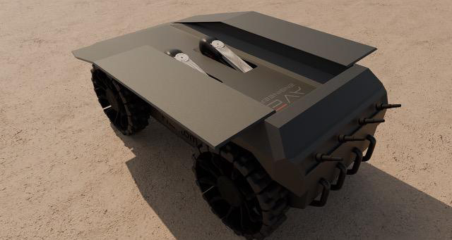 Aveo Iguana UGV, detail view