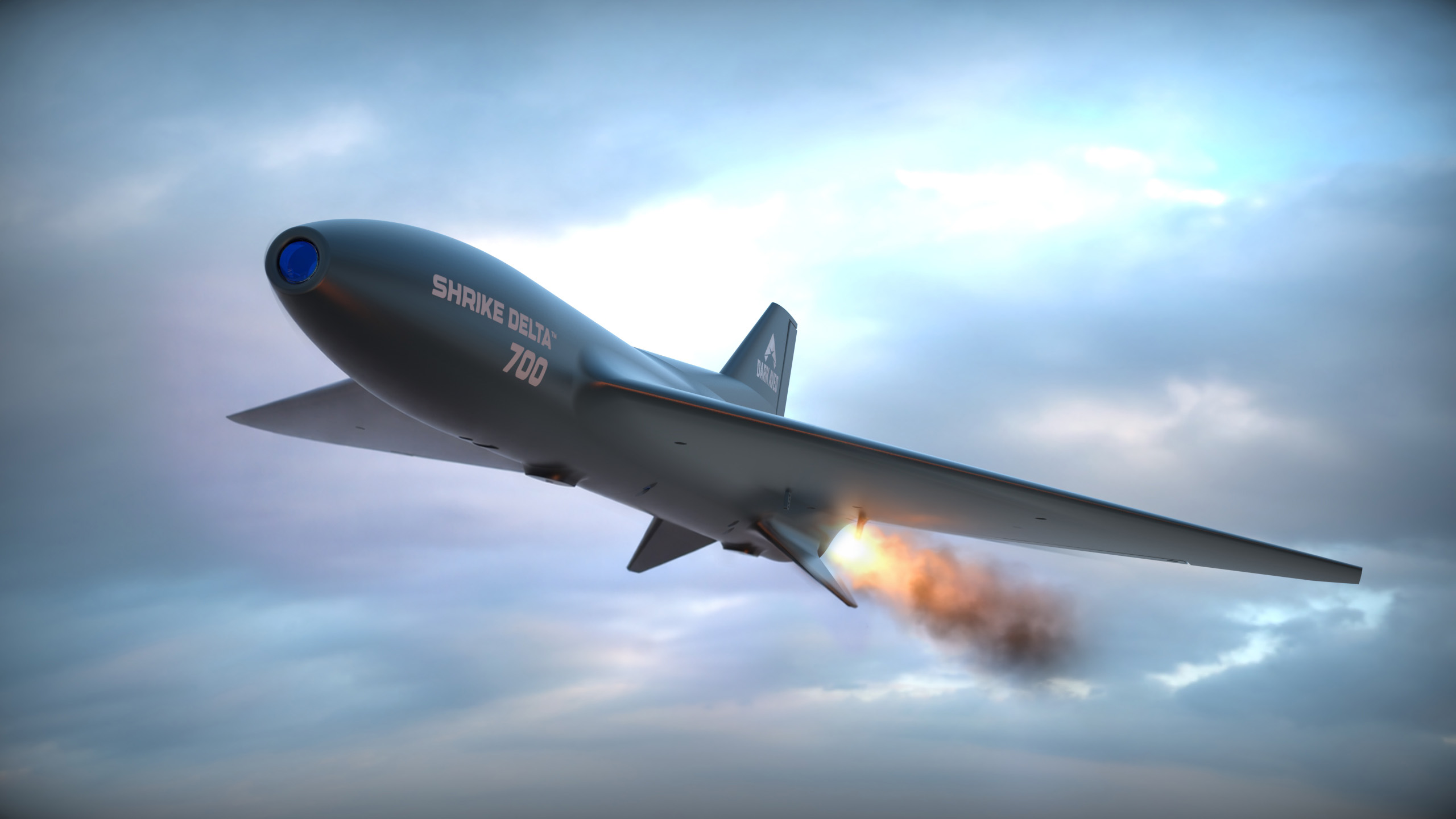 Aveo Shrike Delta UAV in flight